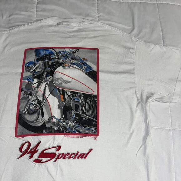 Harley-Davidson Other - Vintage 1996 Harley Davidson Lee Tag 94 Special Men’s Large White Graphic TShirt